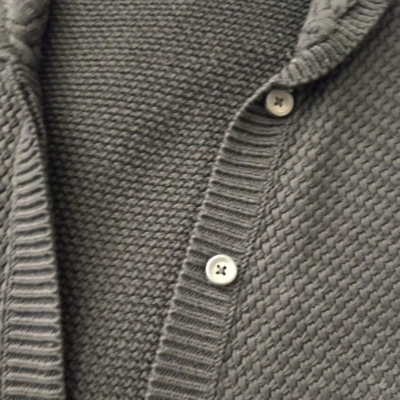 Elie Tahari Black Knit Silk/Cotton Cardigan Size Small - Picture 4 of 16